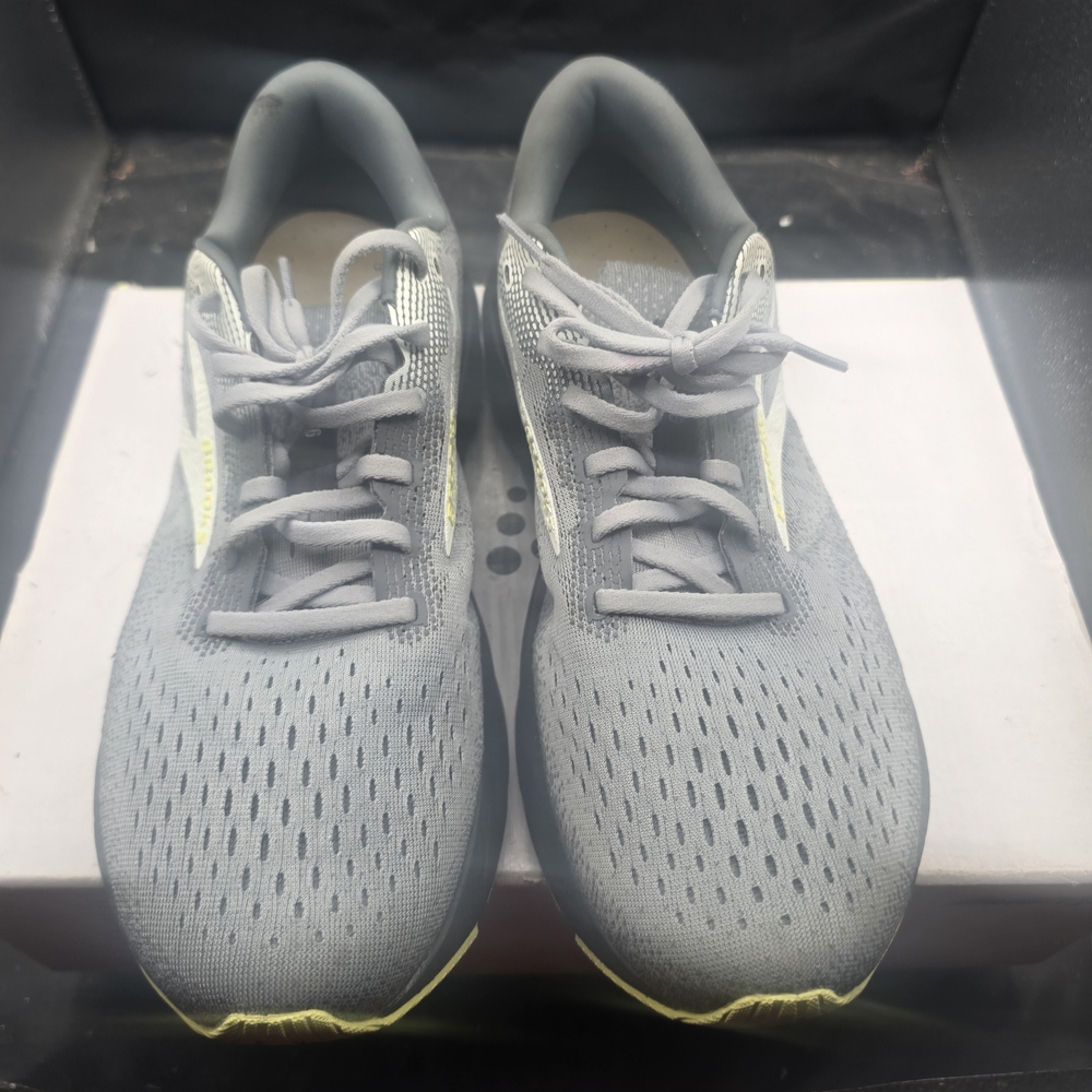 Brooks Gray and Yellow Athletic Shoes